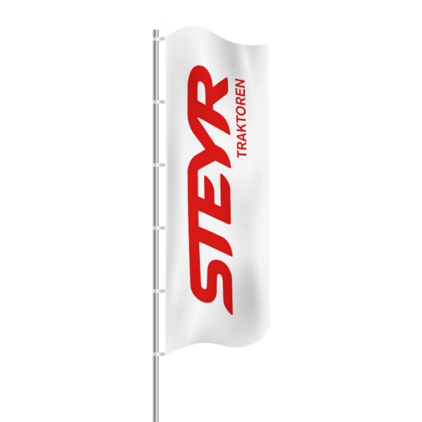 Picture of STEYR flag in portrait format