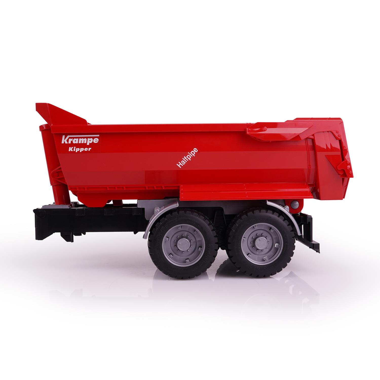 Steyr Fanshop. Krampe Tandem-Halfpipe tipping trailer