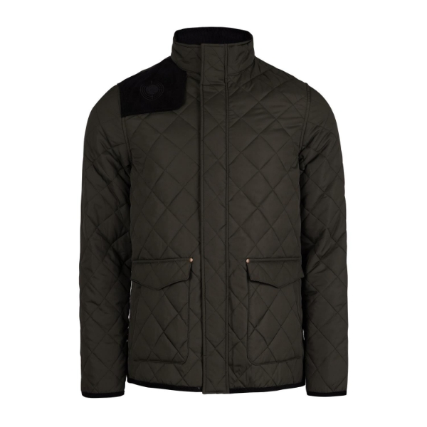 Picture of Quilted jacket “Target”, green, (men)