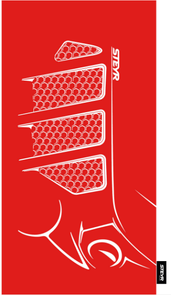 Picture of Bath towel, red, 70 x 140 cm