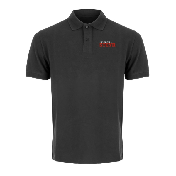 Picture of Polo shirt "Friends of Steyr", mens, gray