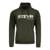 Picture of Hoodie Green White Embossed